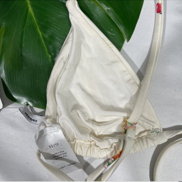 NWD $95 WeWoreWhat‎ [ XS ] Cooper Garden Ladies Bikini Triangle Top #5273 - Picture 7 of 9